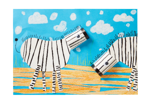 DIY紙杯斑馬材料包 M7143