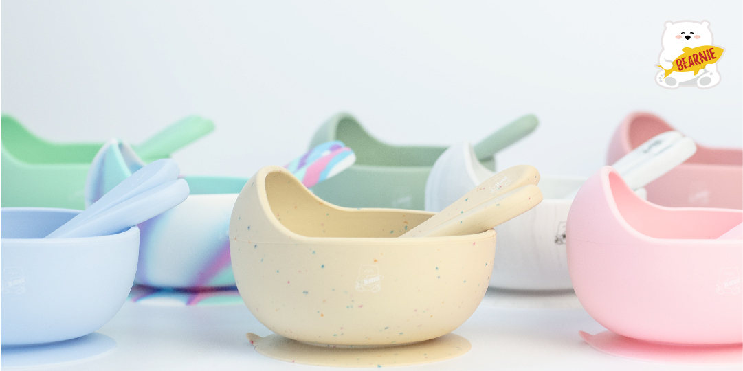 兒童餐具,學習餐具,矽膠餐具,餐碗,圍兜兜,餐墊,小貝尼,固齒器,little bearnie