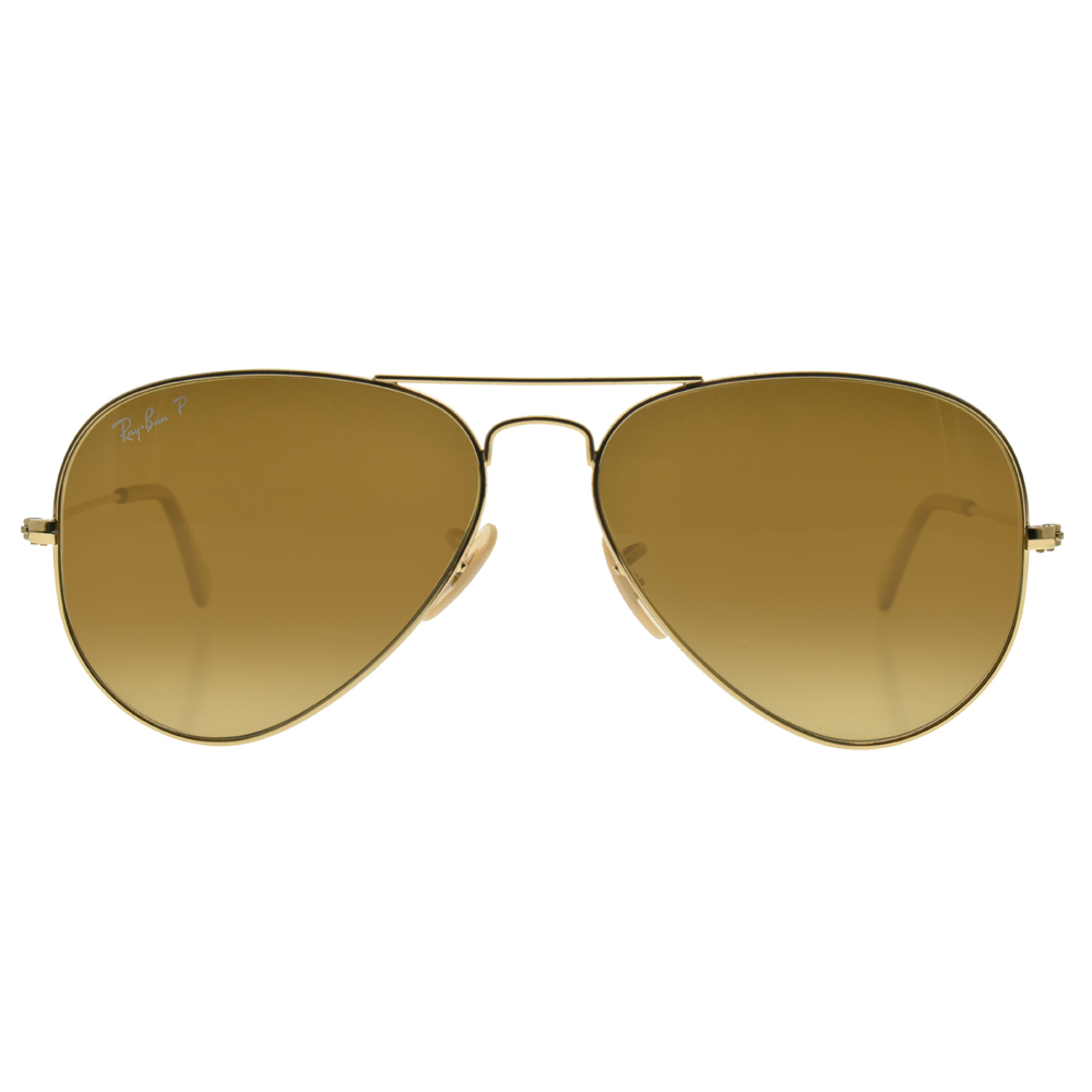 【RayBan】RB3025 001M2-58mm 雙槓飛官款太陽眼鏡 (偏光鏡片)