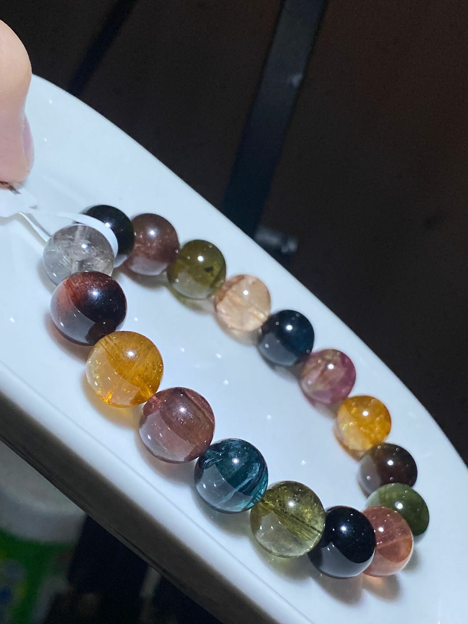 11-11.5mm高質老礦彩虹碧璽