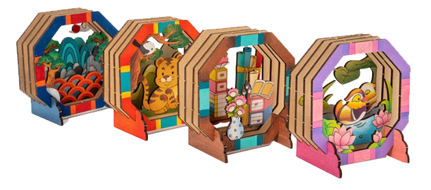 韓國DIY木質擺件 A301815