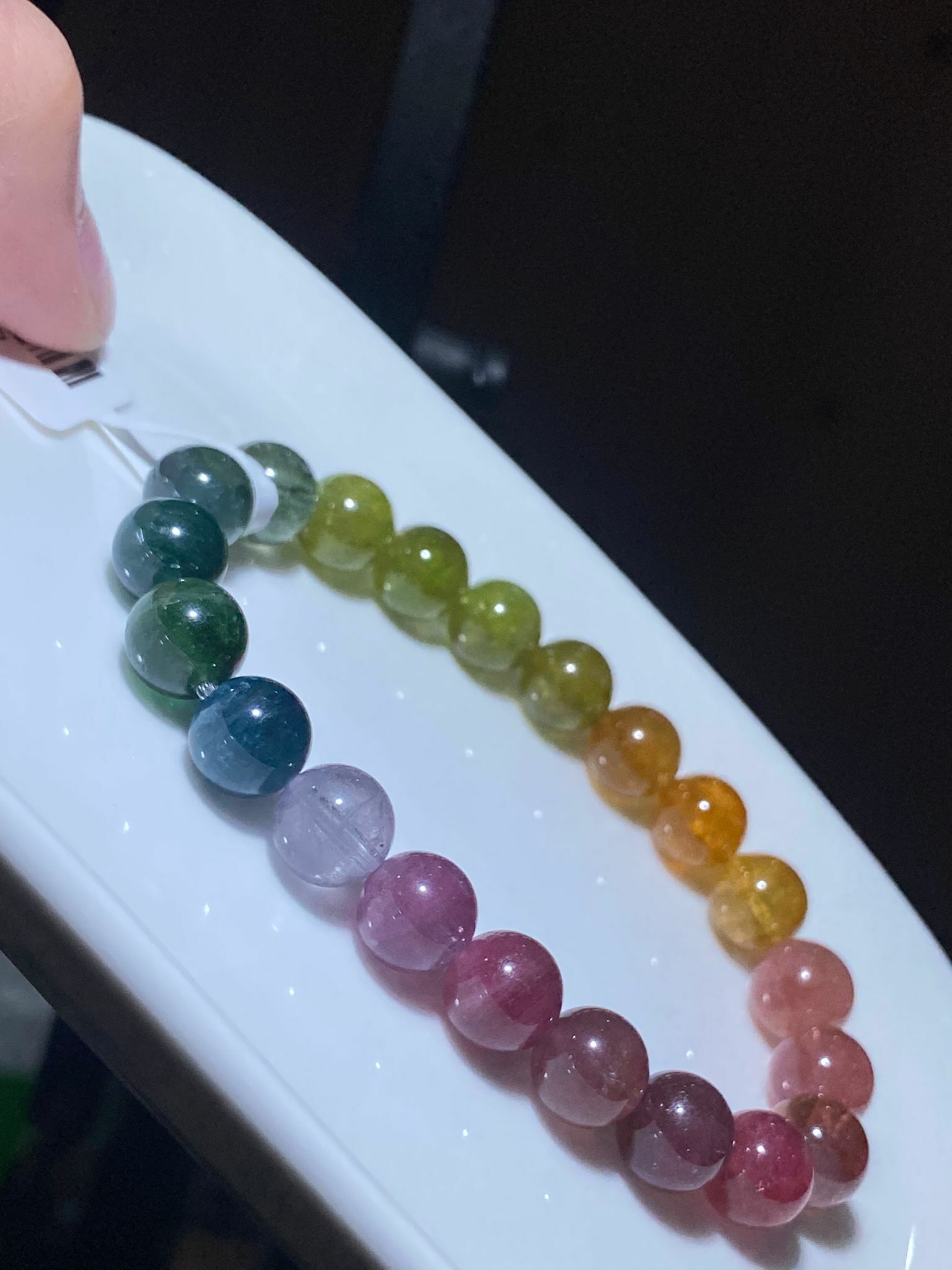 8.8-9mm高質彩虹碧璽(C)