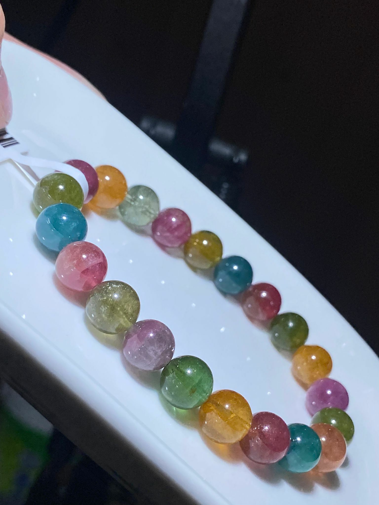 8.8-9mm高質彩虹碧璽(D)