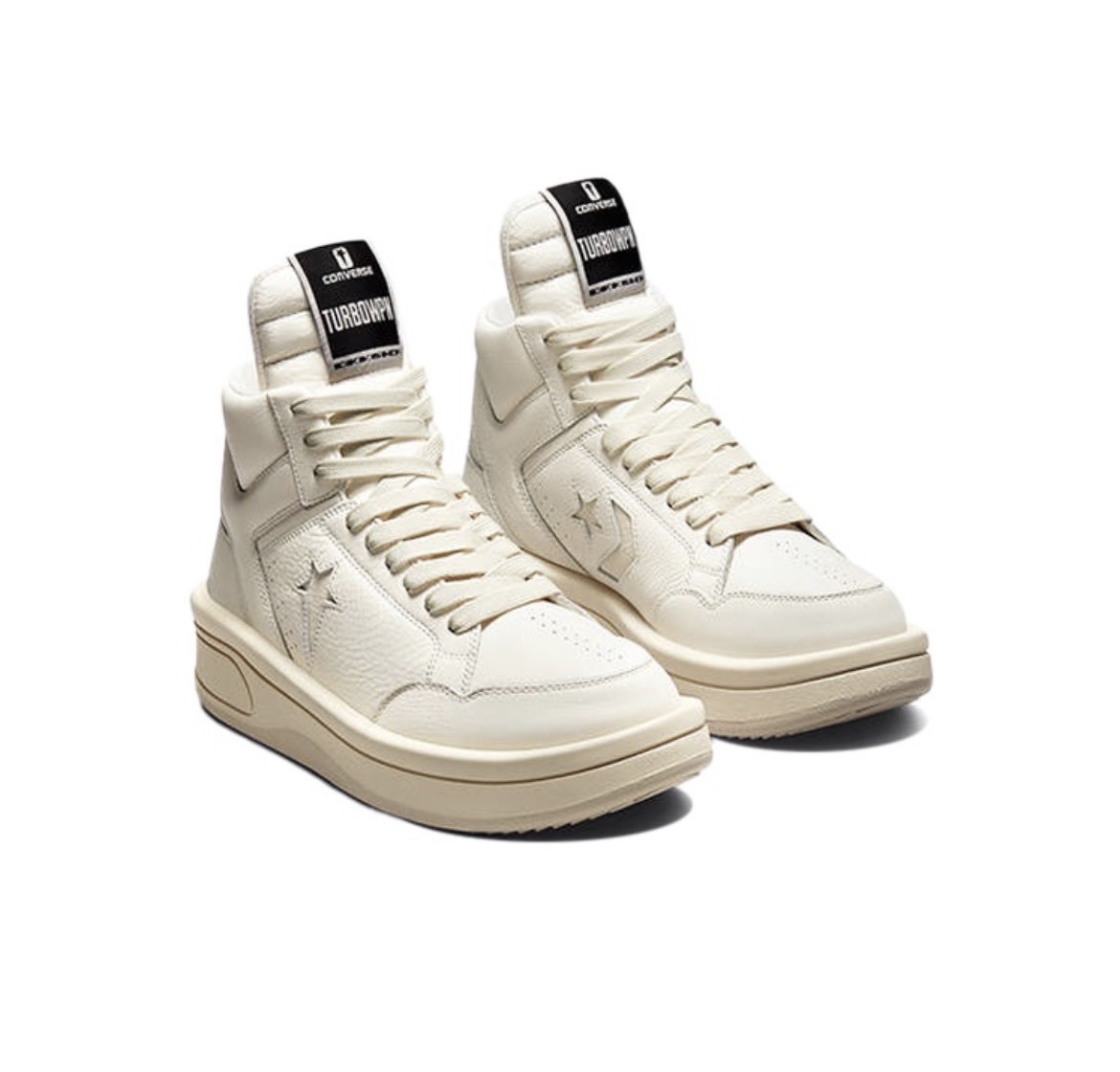 RICK OWENS DRKSHDW x Converse  Turbodrk Weapon 象牙白 聯名 男女同款