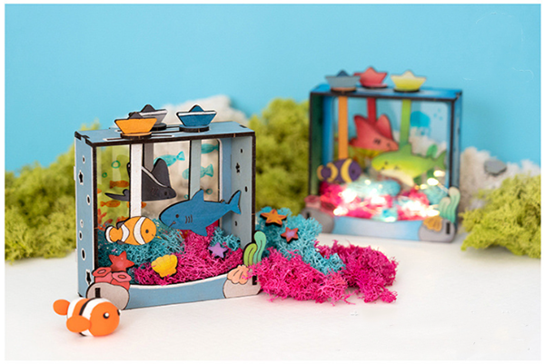 DIY立體海洋相框材料包 509209