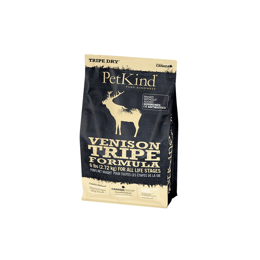 PETKIND TRIPE DRY™  鹿及牛草胃配方 (6LB/25LB)