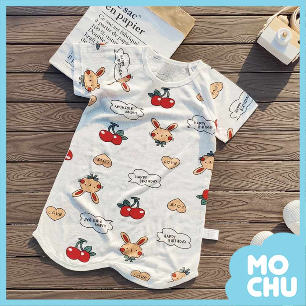 竹纖維防踢睡裙(櫻桃兔)