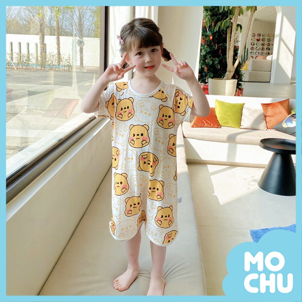 竹纖維防踢睡裙(熊寶)