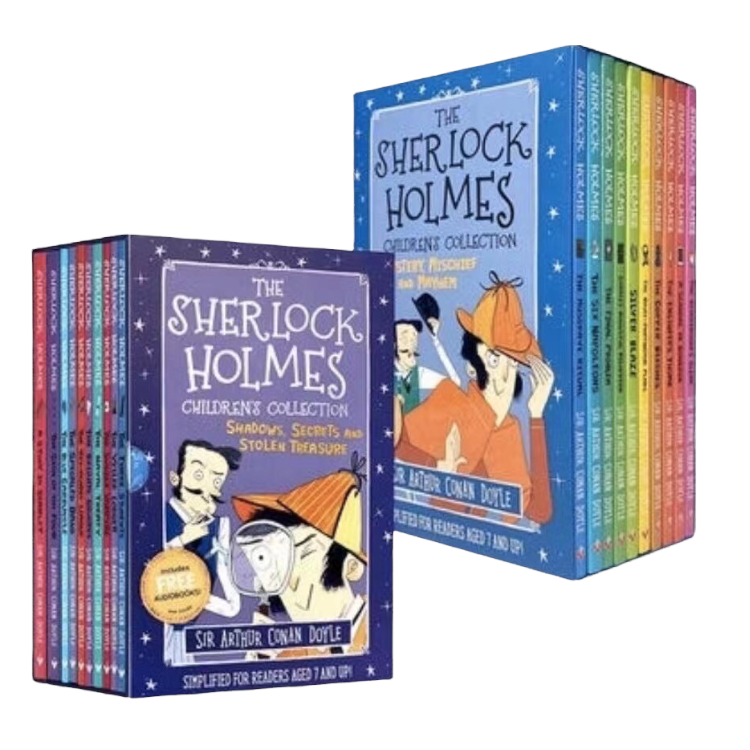 The Sherlock Holmes Children's Collection: Shadows, Secrets and Stolen Treasure 10 Books Box Set ( Series ONE & TWO)