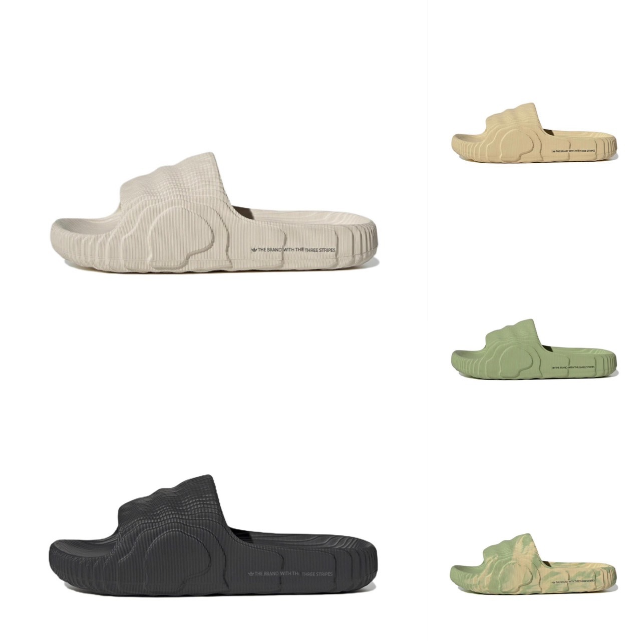 ADIDAS ORIGINALS Adilette 22 波浪紋 拖鞋