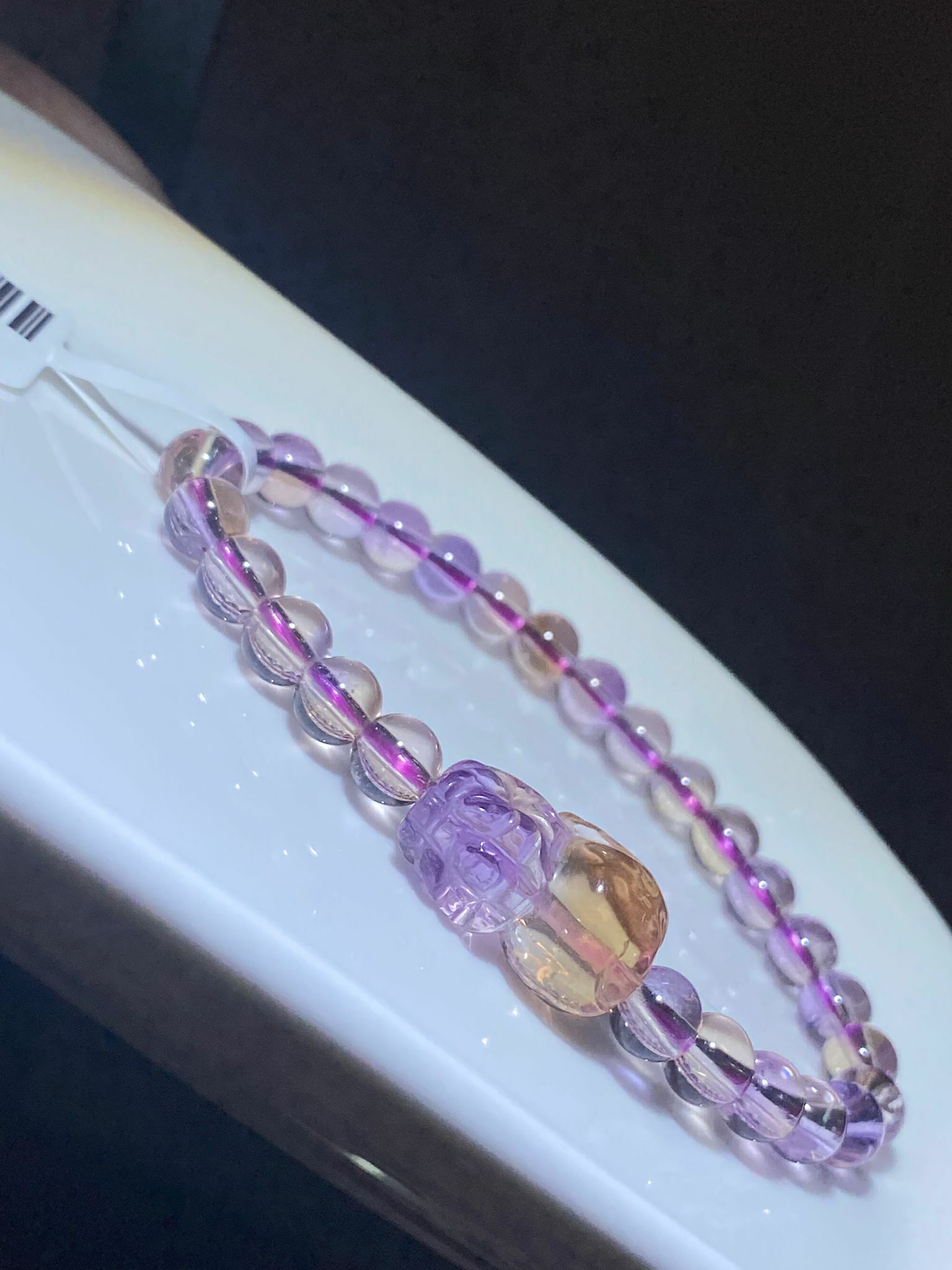 6+mm高質紫黃晶配貔貅