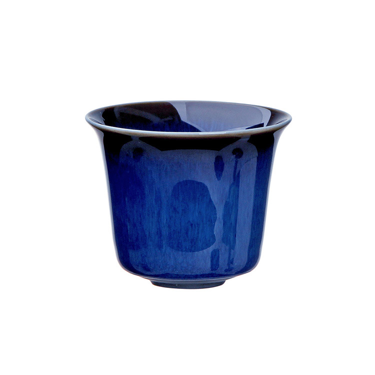 藍翠玉兔毫釉單杯(50ml)-2入