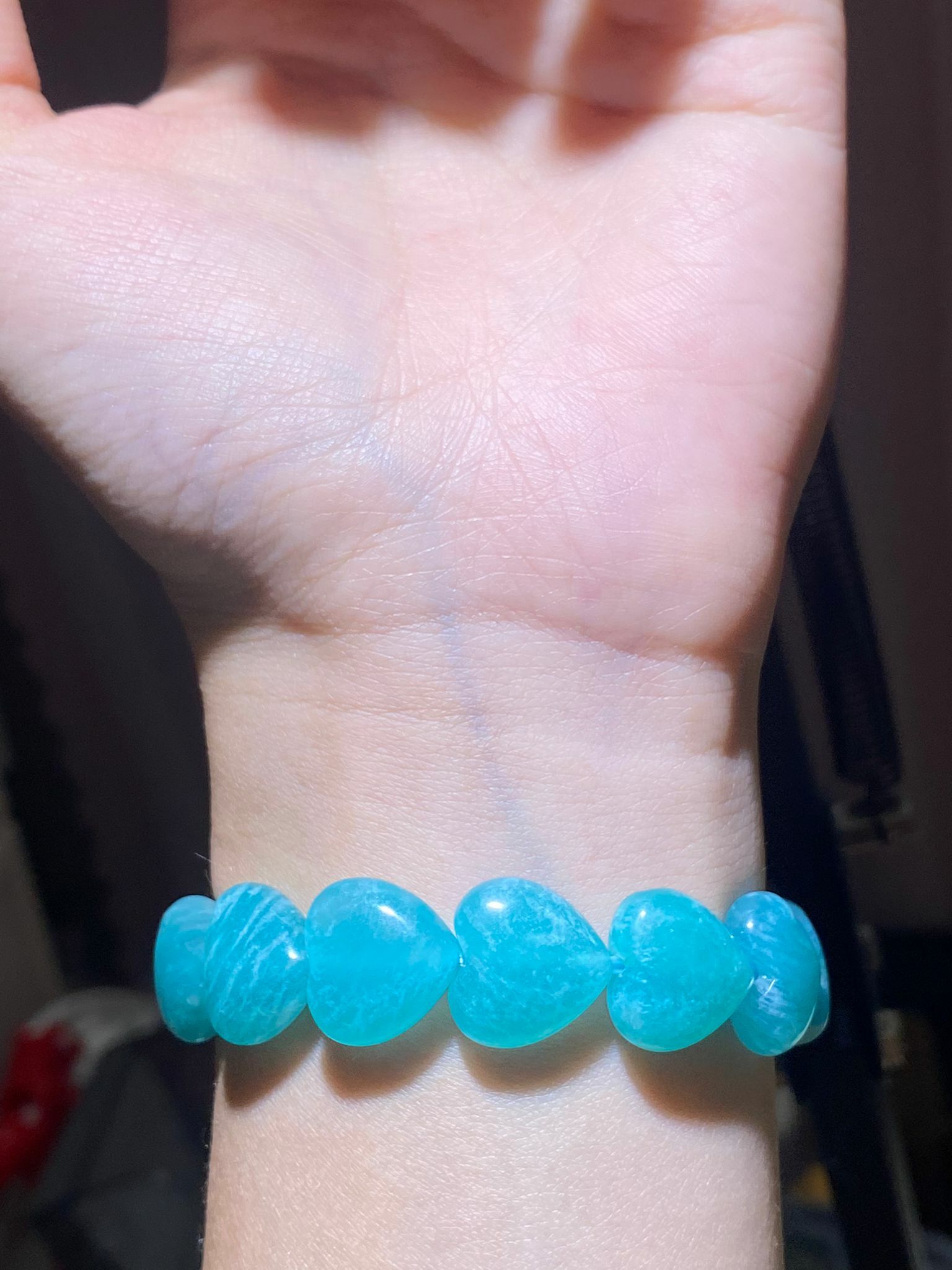 獨家~莫桑比克天河石心心