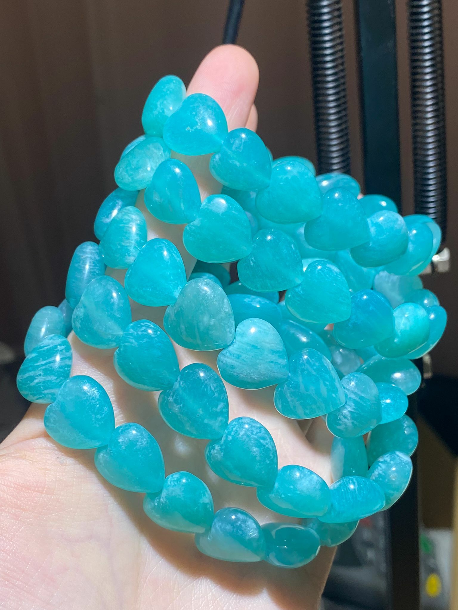 獨家~莫桑比克天河石心心