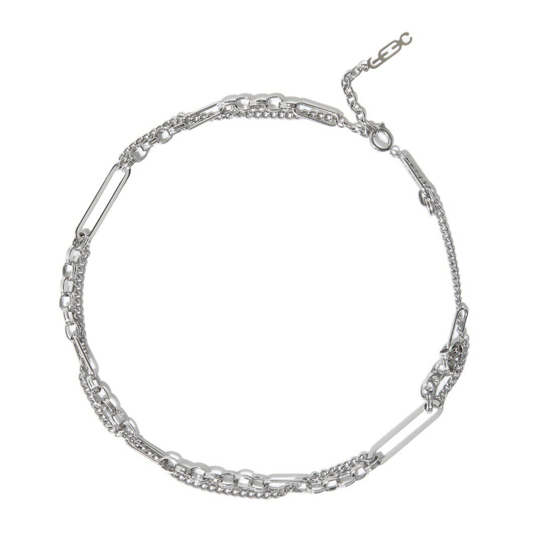 Fe3c 新款 雙層鎖鏈 鏈條 項鍊 細鏈 Chains & Hoops Necklace