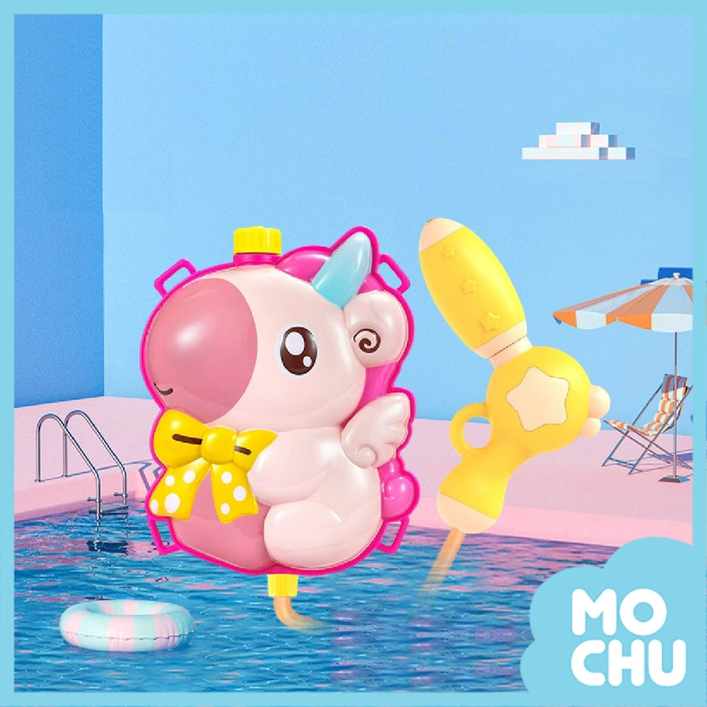 獨角獸造型背包水槍(兩色)