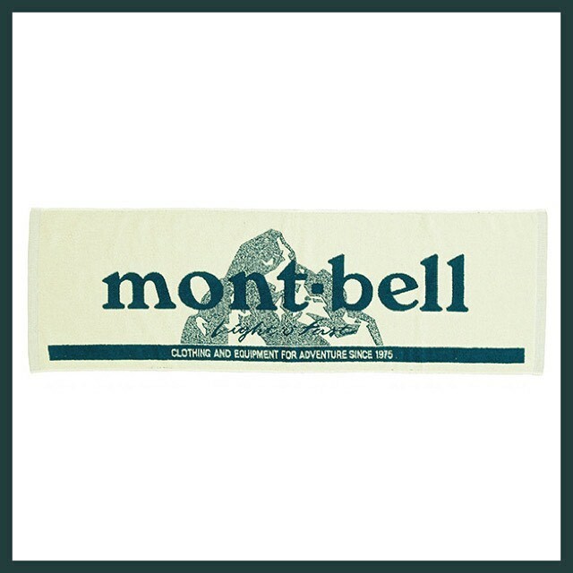 mont-bell: 全棉印花毛巾（四種尺寸）