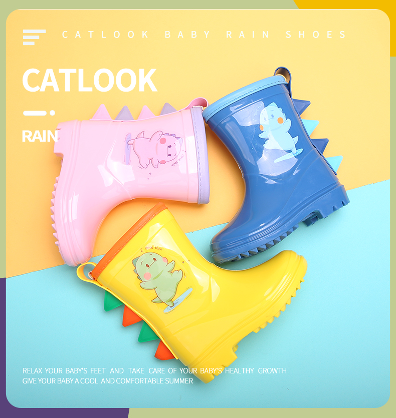 Dinosaur 防滑恐龍造型水鞋