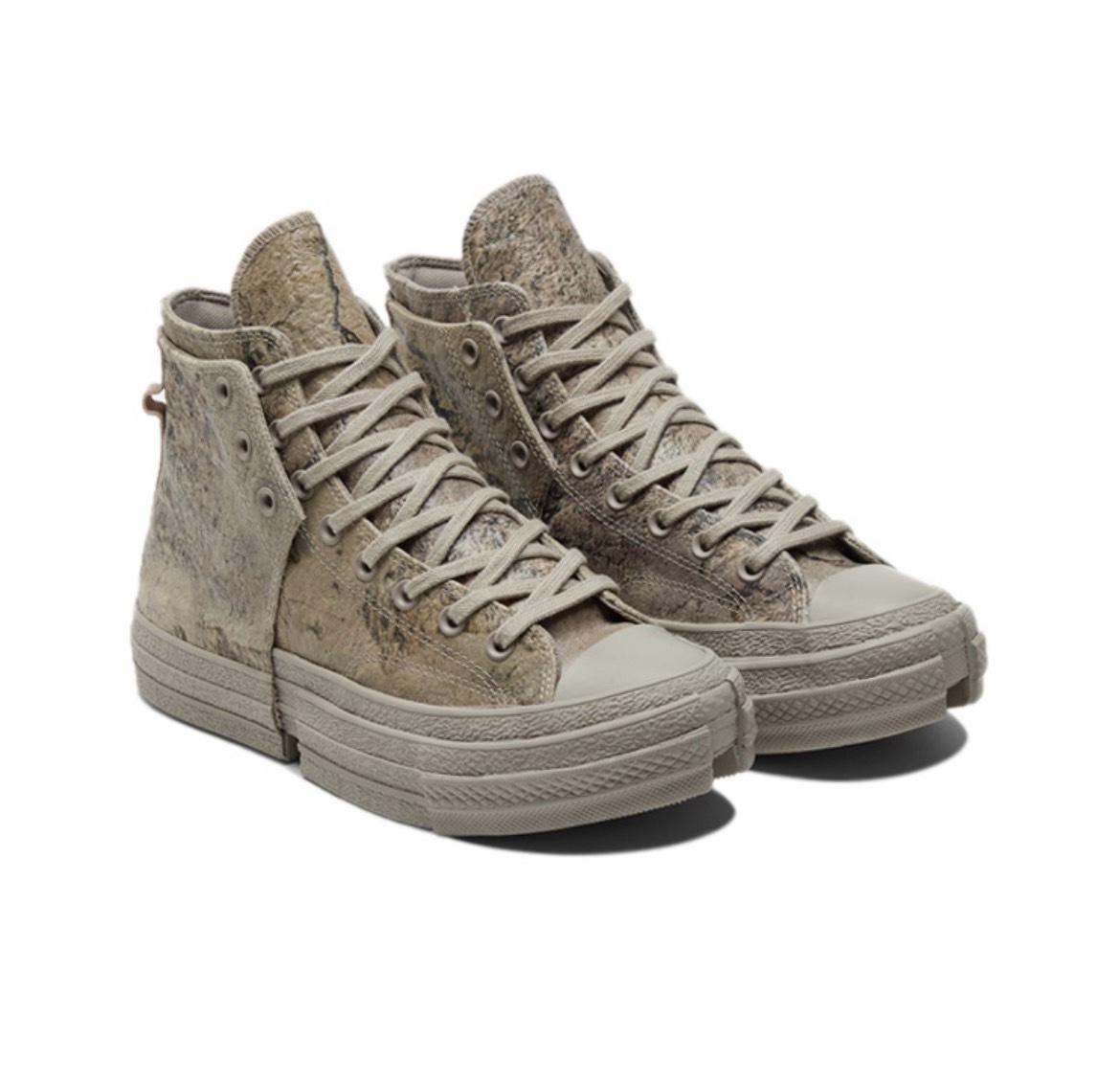 Feng Chen Wang x Converse  Chuck Taylor All Star 2 in 1 灰白 聯名 解構鞋 男女同款