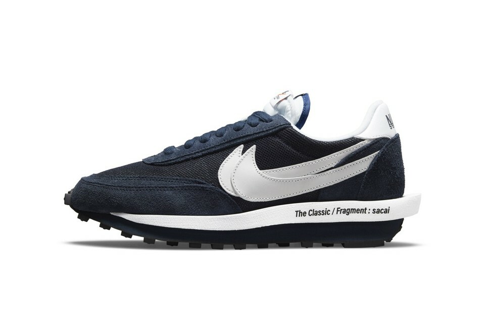 Nike LDWaffle x Sacai x Fragment Blackened Blue 藤原浩解構聯名