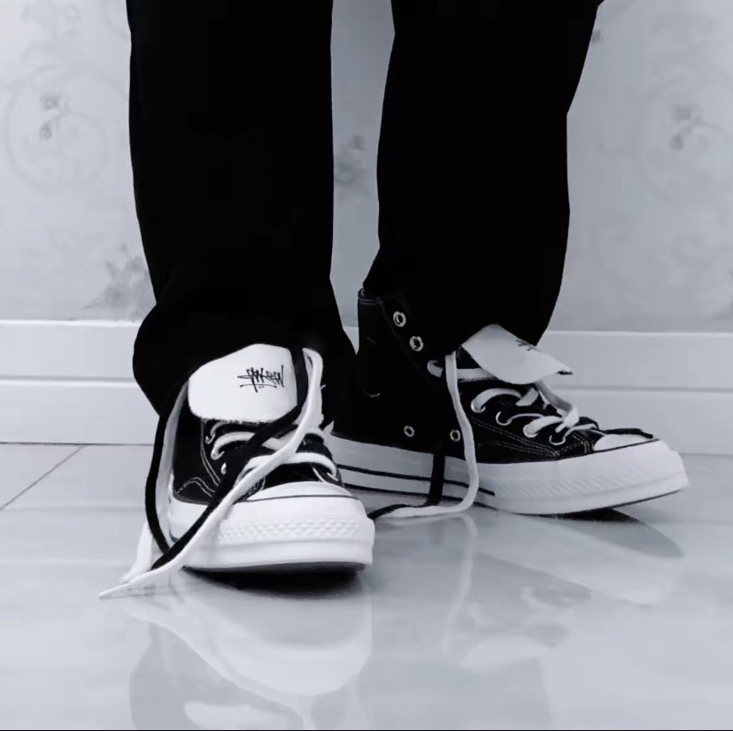 Stussy x Converse Chuck 70 高筒帆布鞋