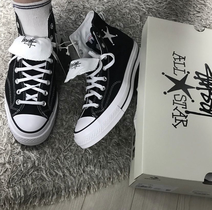 Stussy x Converse Chuck 70 高筒帆布鞋