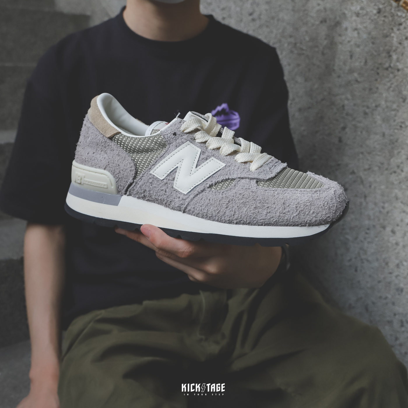 男鞋 NEW BALANCE X TEDDY SANTIS  990 V1 灰色 元祖灰 麂皮 余文樂 美製【M990TA1】MIUSA 美國製