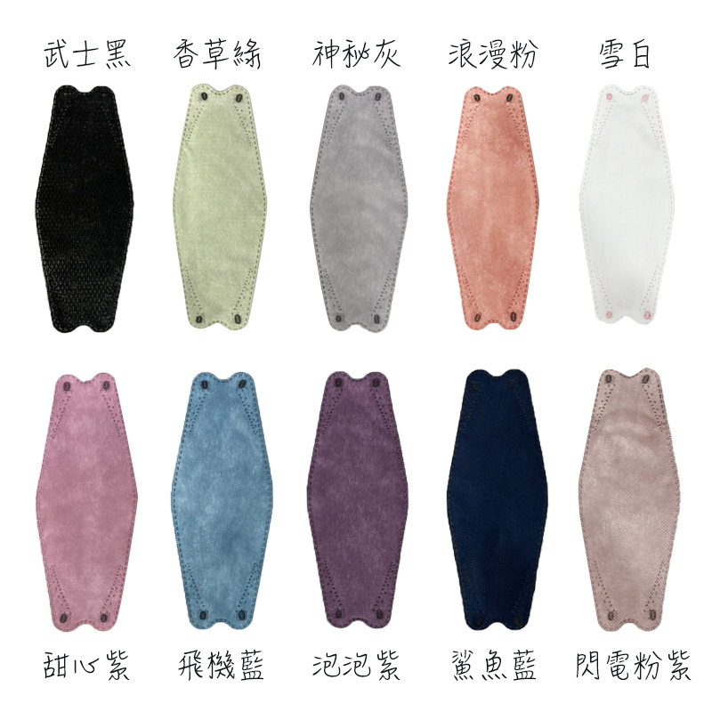 KF94 成人立體4D口罩(10入盒裝)