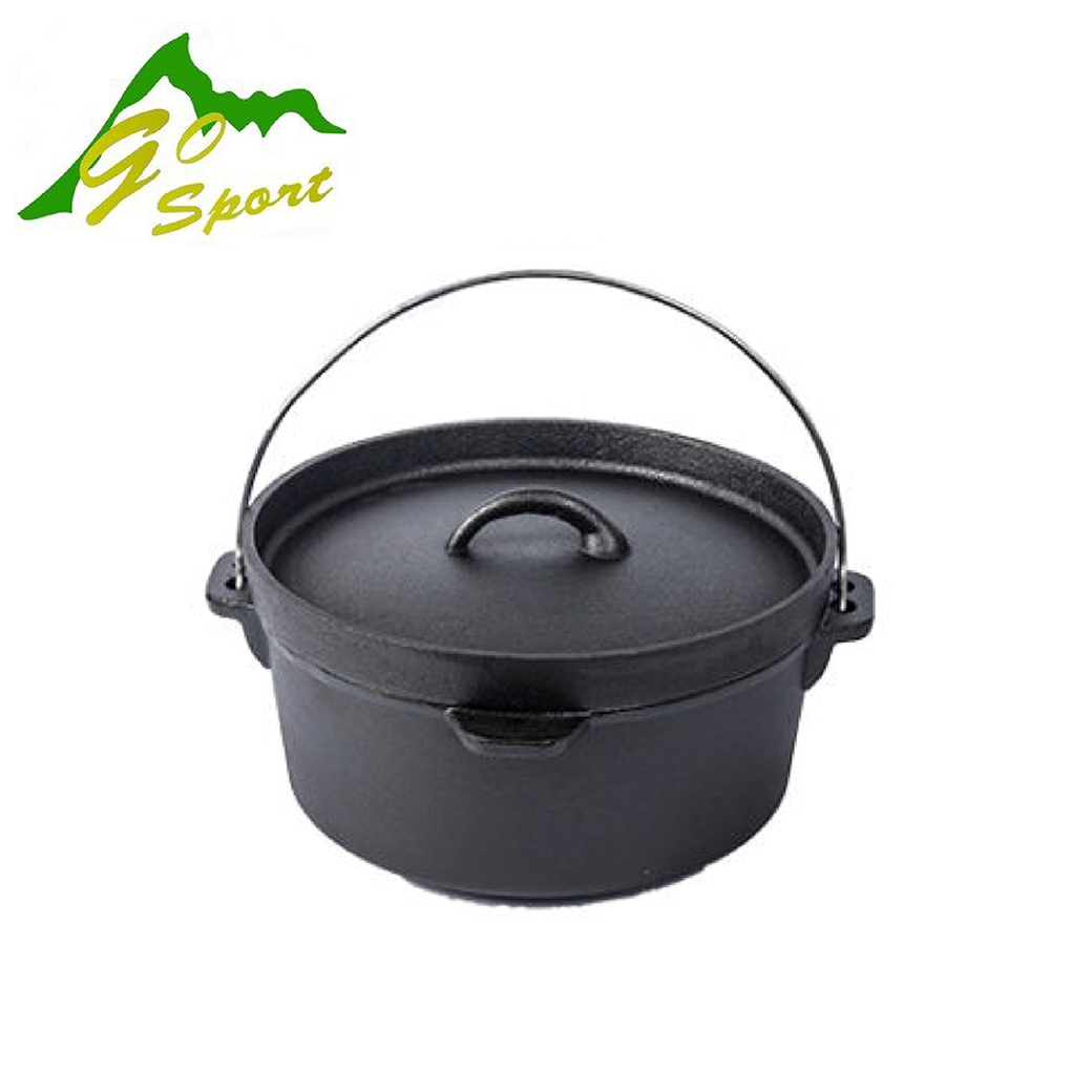 【絕版品】Go Sport 40486 鑄鐵鍋 12L 堅固耐用/一鍋多用/炊具/登山/露營 51Z40486