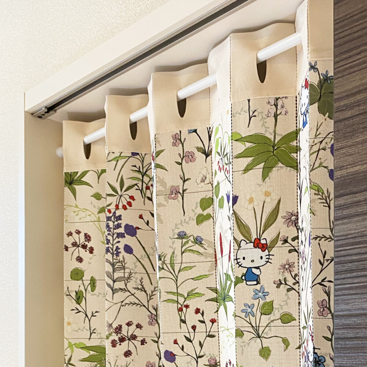 22143-KT Sanrio Hello Kitty 多用途風琴簾 大自然之花 #CM22A-93581