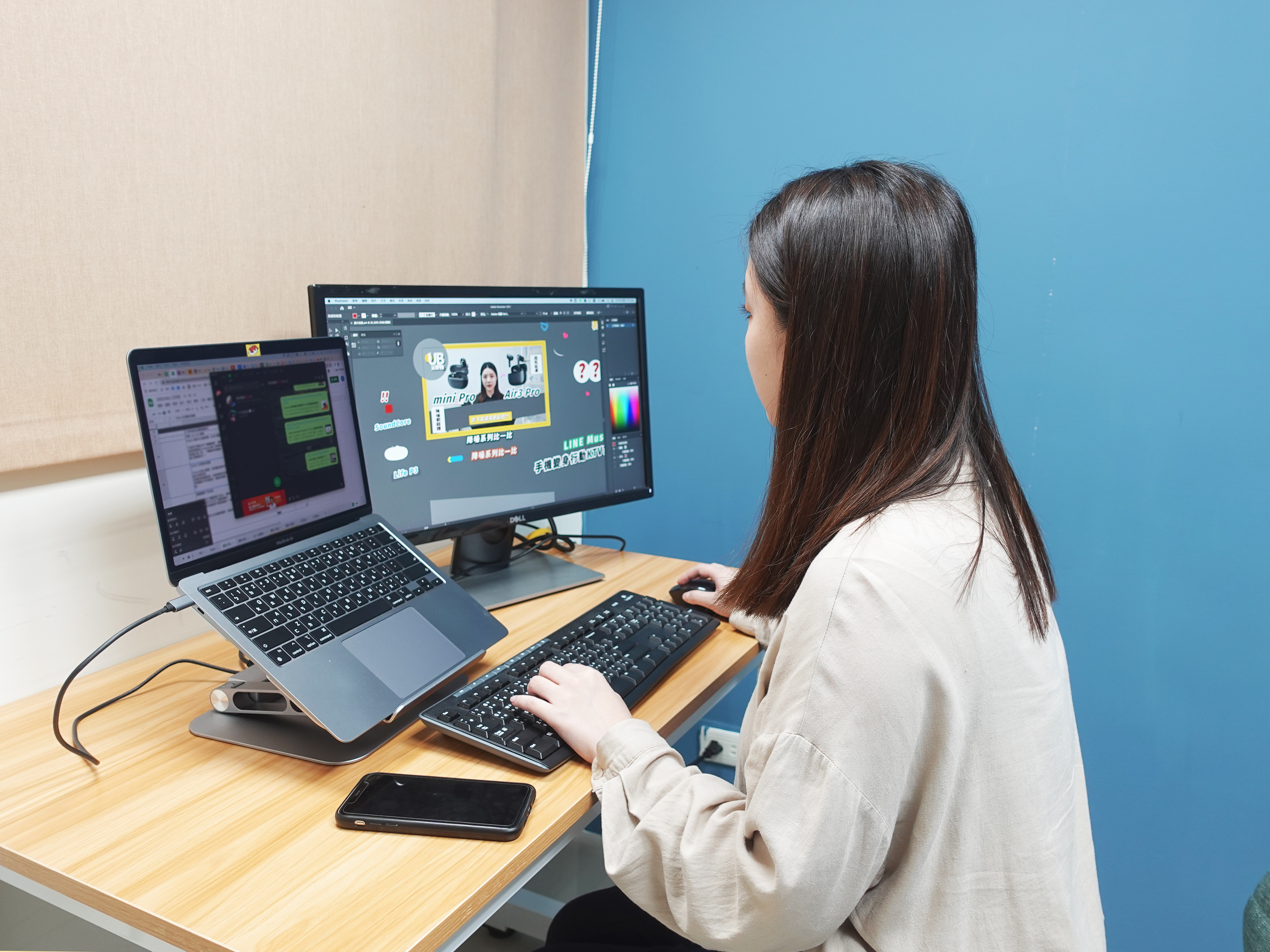 【開箱評測】筆電辦公族必備神器 筆電支架 x 4K HDMI 6合1集線器