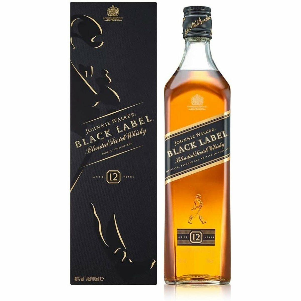 Johnnie Walker Black Label 12 Year Old Blended Scotch Whisky