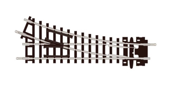 Peco ST-5 N規 Right Hand R1 22.5度 228mm 右岔軌