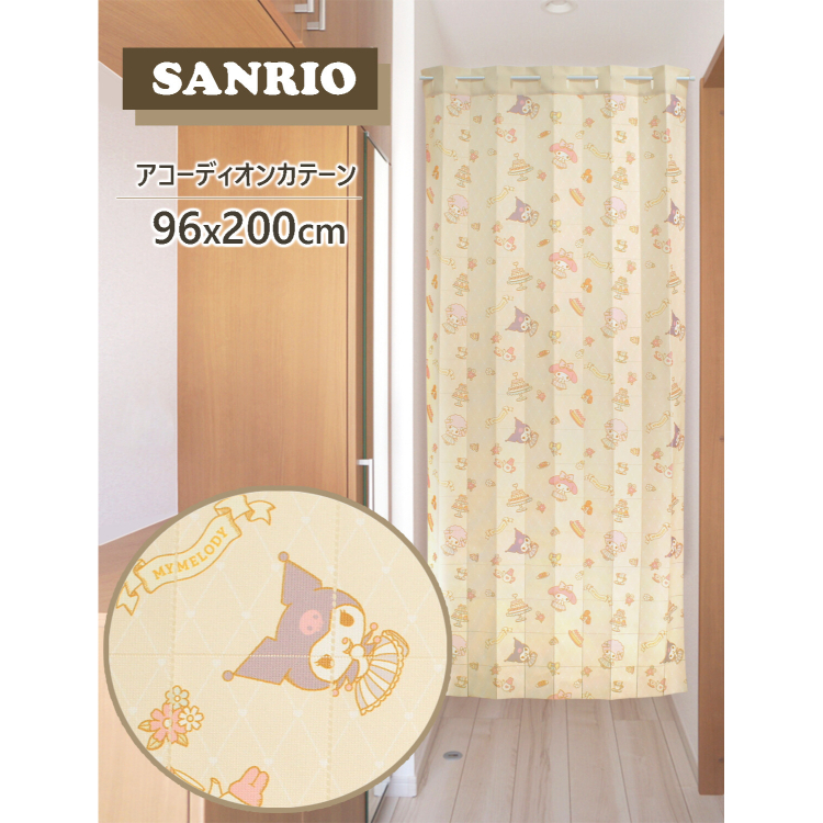 22143-MMKU Sanrio My Melody & Kuromi 多用途風琴簾 下午茶 #CM22A-93589