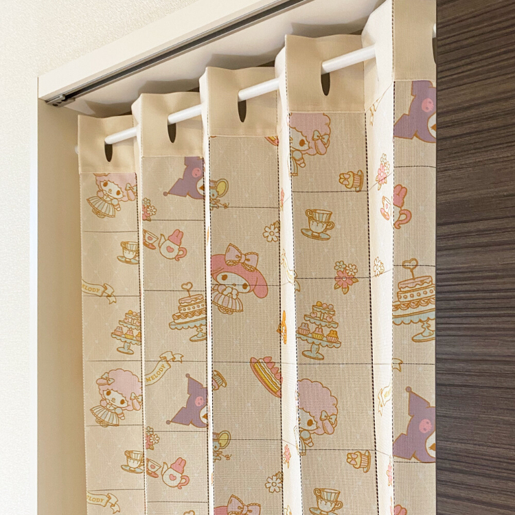 22143-MMKU Sanrio My Melody & Kuromi 多用途風琴簾 下午茶 #CM22A-93589