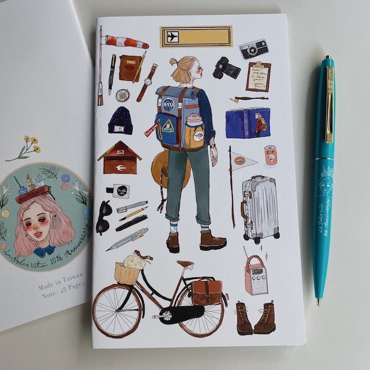 遙遠的旅程 線裝空白筆記本｜甜蜜生活十週年紀念