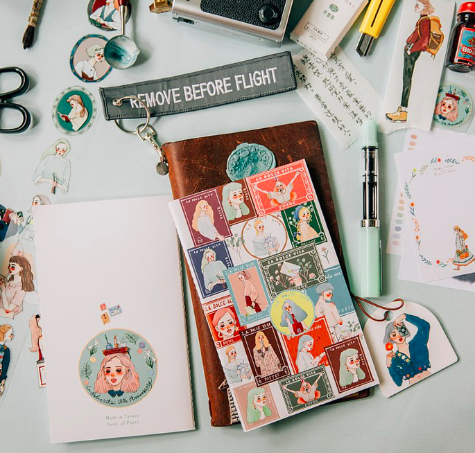 致親愛的 線裝空白筆記本｜甜蜜生活十週年紀念