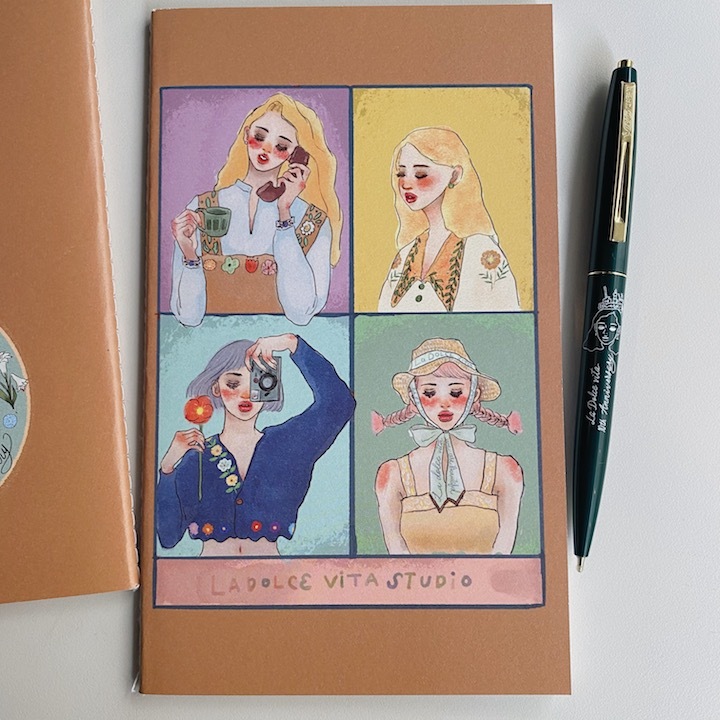 百花之歌 線裝空白筆記本｜甜蜜生活十週年紀念