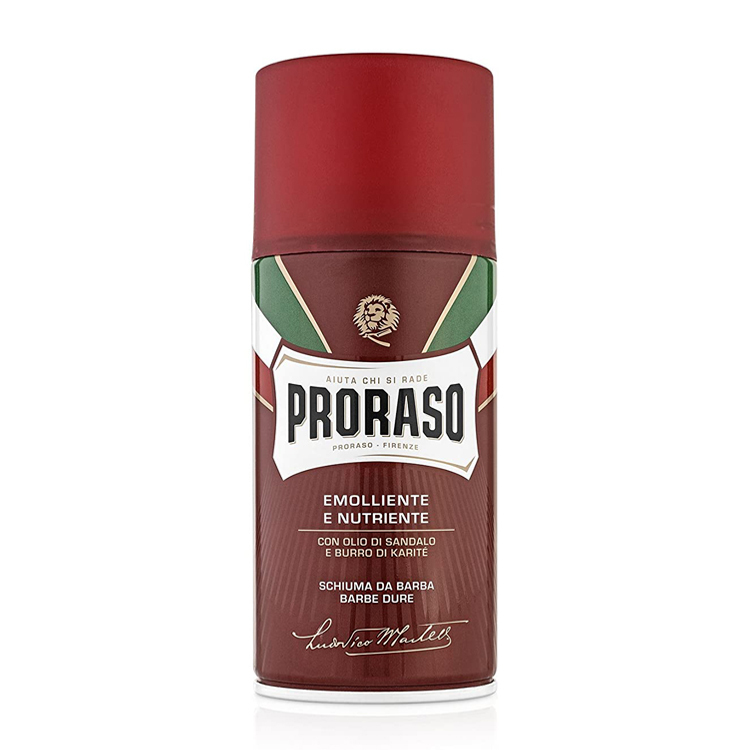 義大利 Proraso - 刮鬍泡（滋潤檀香 / 紅標）