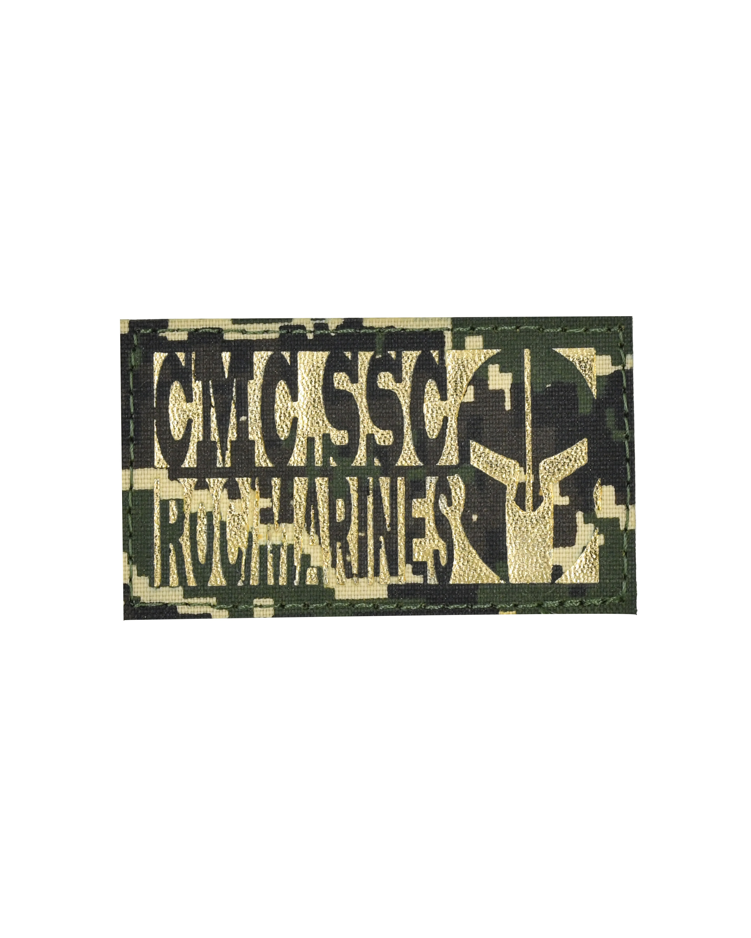 傲骨國軍裝備 - CMC.SSC海軍陸戰隊特勤隊 斯巴達+金色 海軍陸戰隊 部隊任務反光臂章