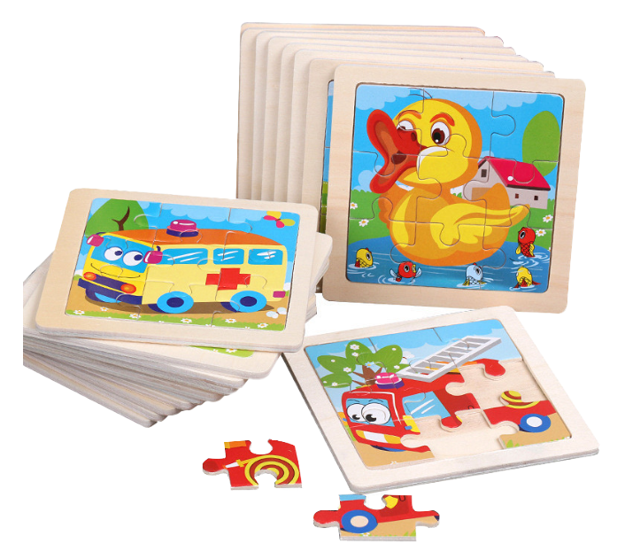 9片木製拼圖 MZM0025