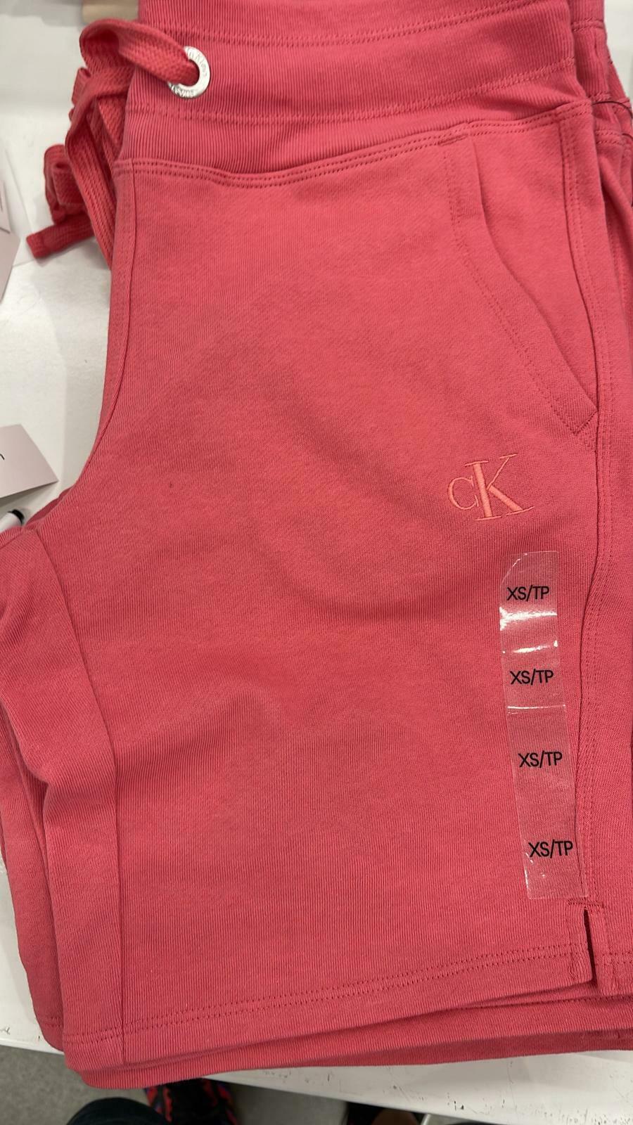 [S] CALVIN KLEIN WAFFLE KNIT JOGGER SHORT, RED, CJCS8284-RRP (SCK46)