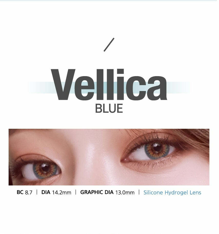 LensVery Vellica Blue1 Month Contact Lenses