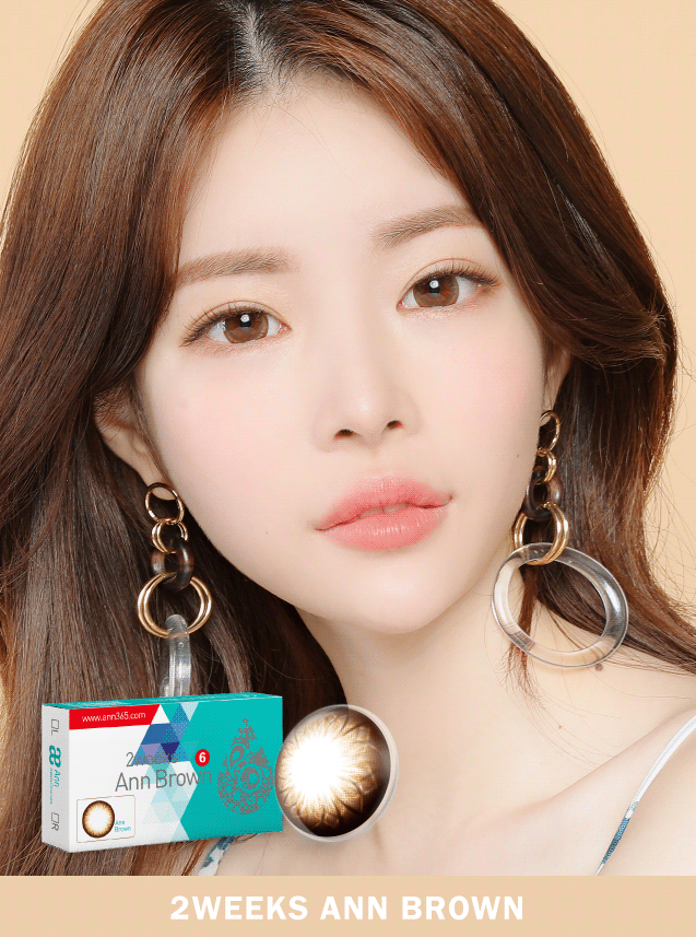 Ann365 Ann Brown 2 Weeks Contact Lenses