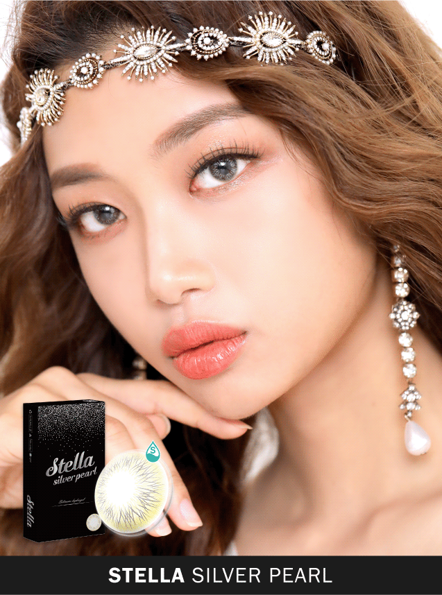 Ann365 Stella Silver Pearl 1 Month Contact Lenses