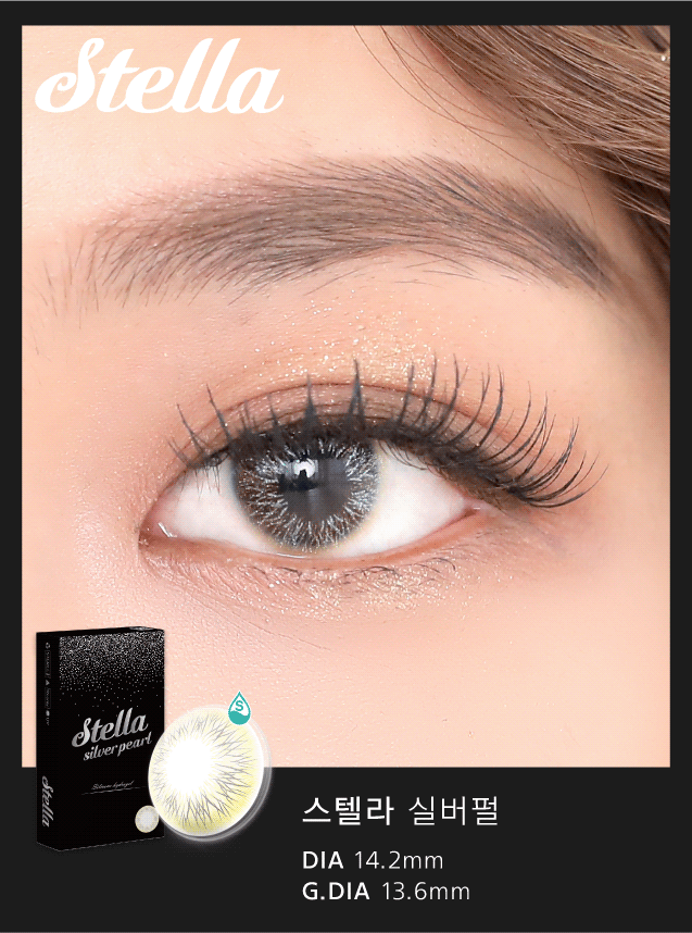 Ann365 Stella Silver Pearl 1 Month Contact Lenses