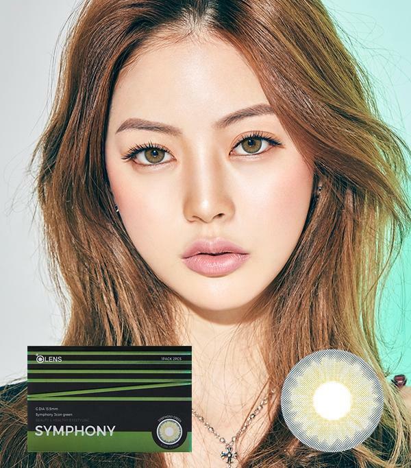 OLens Symphony Green Monthly Contact Lenses