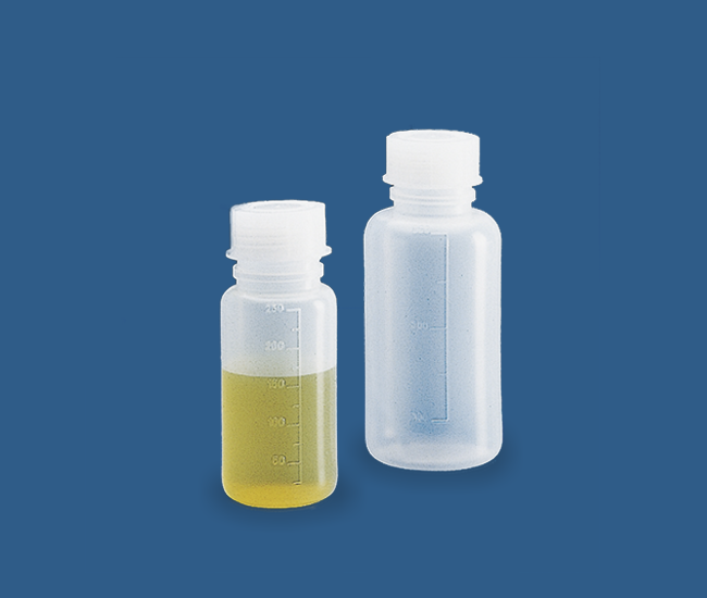 Bottle, Wide-Mouth, PE, Graduated