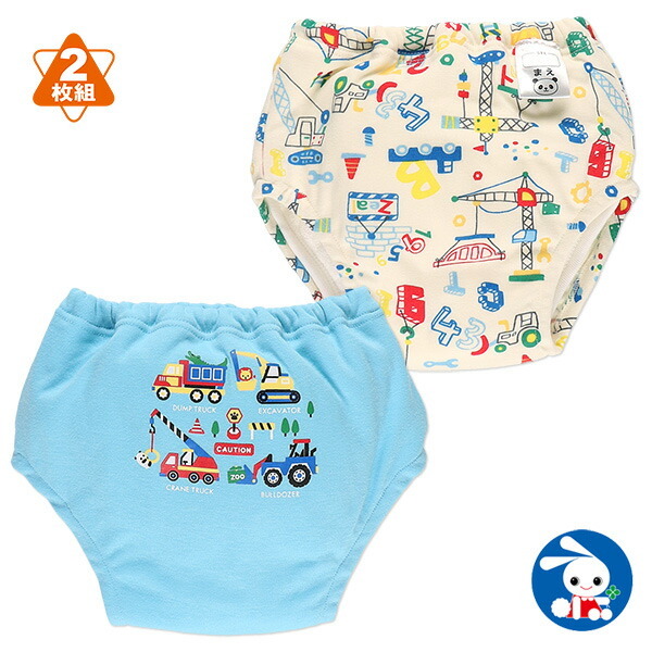 西松屋 戒片褲 車仔 6層 2件裝 (95cm)