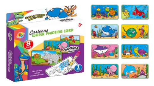 啟蒙DIY水畫卡片 JT4474507